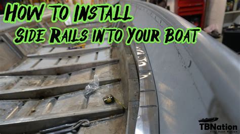 boat rails installation